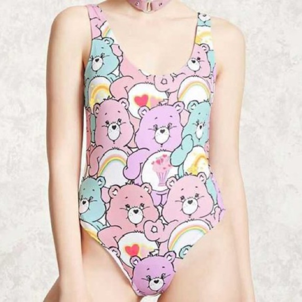 Care Bears Multicolor Swimsuit Forever 21